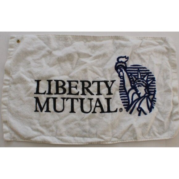 Liberty Mutual Logo Embroidered Golf bag Towel - Picture 1 of 3